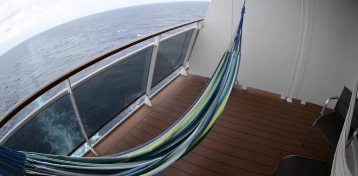 What is a veranda on a cruise ship?